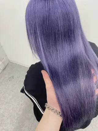 セミロング 🤍韓国寒色カラー 🤍MADOKAのヘアスタイル