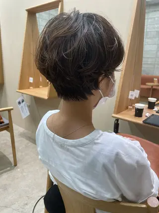 ショート パーマ kento レイヤーカットのヘアスタイル