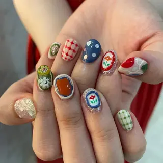 ネイル ゆびノさき茨木店 ニュアンス/アートのネイルデザイン