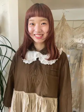 ミディアム カラー ⚪️ISHIZUKA AOI⚪️のヘアスタイル