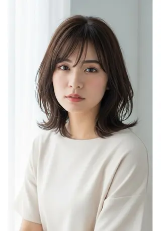 ミディアム 🫧似合わせショート ゴヤ🫧のヘアスタイル