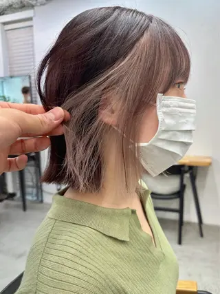 カラー ブリーチダブルカラー 【koide】のヘアスタイル