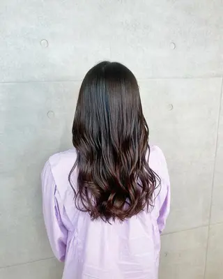 セミロング ブリーチしたのに 色持ち1.5ヶ月のヘアスタイル