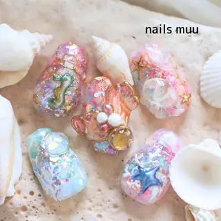ネイル nails muu まゆのネイルデザイン