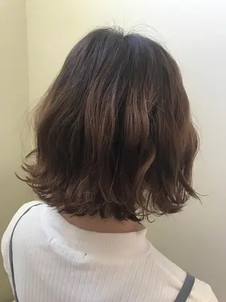 ショート カラー 池袋/透明感カラー 🎀Yuri🎀のヘアスタイル