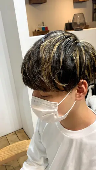 ショート カラー メンズ メンズStylist 山根慧のヘアスタイル