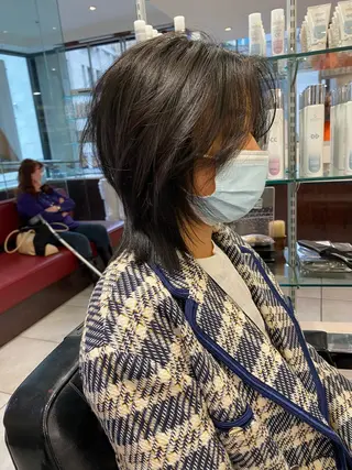 ミディアム ショート、ボブ専門 オサナイのヘアスタイル