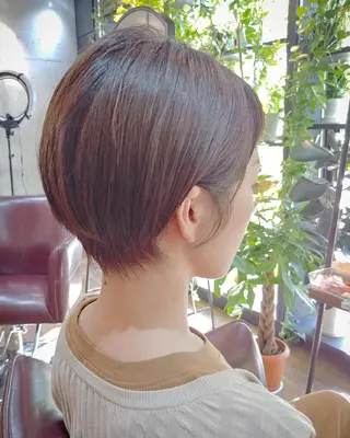 ショート カラー パーマ ヘアアレンジ ペスカ豊崎店　沖縄所属・ショート指名No.1 店長　清水のヘアスタイル