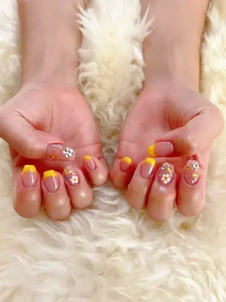 ミディアム 💜MIYA nail川崎店のネイルデザイン