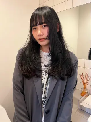 ロング runa/パーマ /ブリーチモデルのヘアスタイル