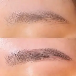 アイブロウ mika❤︎まつげ| 眉毛|束感のマツエク・マツパデザイン