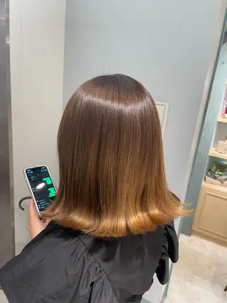 カラー 🥇KEN /レイヤー/艶カラーのヘアスタイル