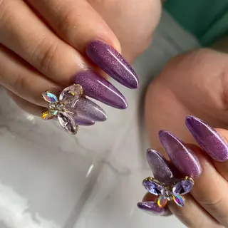 セミロング ネイル nail salon azuのネイルデザイン