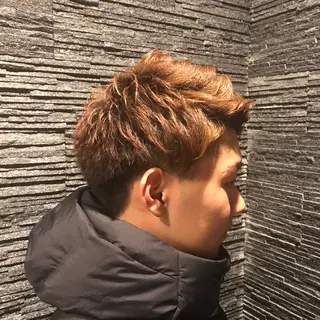 ミディアム メンズ 花山 薫のヘアスタイル