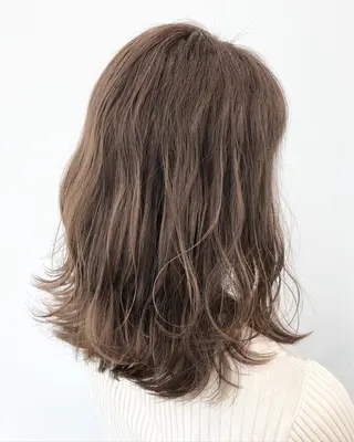 ミディアム カラー ヘアアレンジ 【公式】amble luxe池袋東口🩷のヘアスタイル