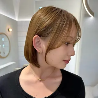 ミディアム Legit 海老名所属・髪質改善💫カラー/ 縮毛矯正✨特化美容師のヘアスタイル