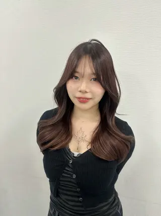 ロング カラー 上品モテヘア🩶 karen🩶のヘアスタイル