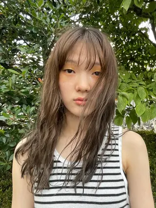 ロング パーマ 💫siesta ・スズノ🐈💫のヘアスタイル