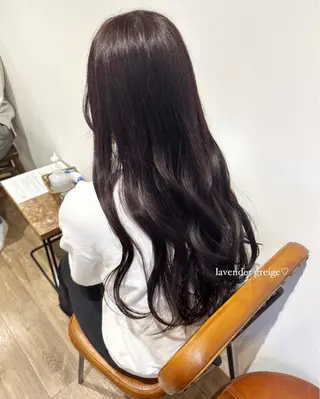 ロング カラー パーマ ヘアアレンジ キッズ himawari♡ 柔らかいカラーのヘアスタイル