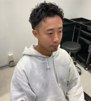 ショート パーマ メンズ メンズ特化/メッシュ /パーマ/比嘉のヘアスタイル