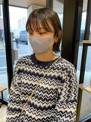 ショート カラー haru/レイヤー/ ウルフのヘアスタイル