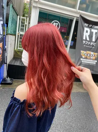 セミロング 💛ムラ修正ブリーチ 💛YUUのヘアスタイル