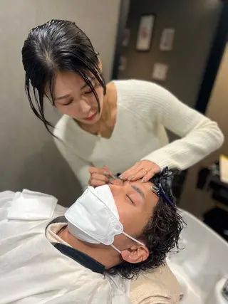 メンズ アイブロウ Li'a【リア】 Sanaのヘアスタイル