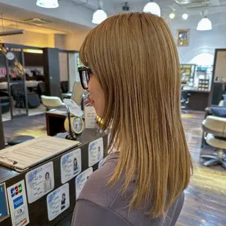 ロング 近藤 優羽のヘアスタイル