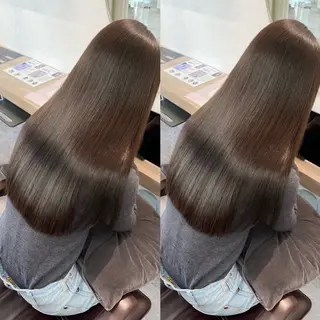 ロング カラー 髪質改善🫧ベージュ 椙山 響のヘアスタイル