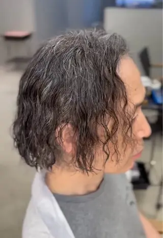 ショート パーマ メンズ メンズ専門サロン wokeのヘアスタイル