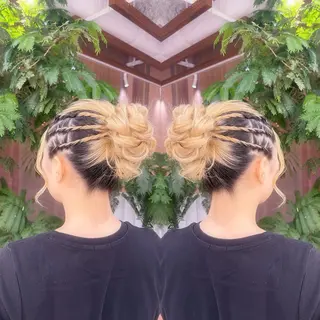 ヘアアレンジ 秋葉原コットン所属・ヘアセット 🤍AIRA🤍のヘアスタイル