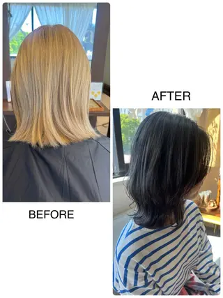 セミロング 加藤 ひろこのヘアスタイル