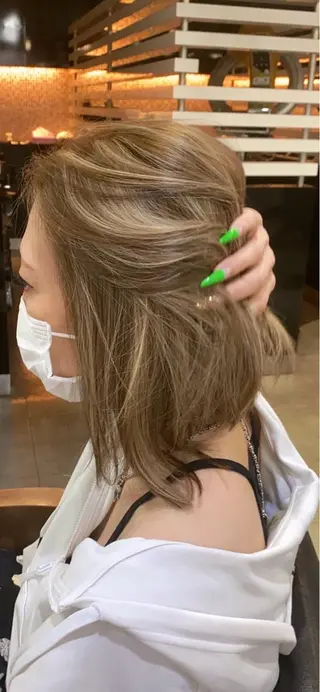 ミディアム Disco Hair sanc所属・✂️ 小倉ちか✂️のヘアスタイル