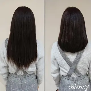 ミディアム ブリーチ/ヘアケア/ 艶髪/イギチハルのヘアスタイル