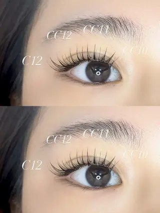 マツエク・マツパ Sugarlash みた🧸🫧のマツエク・マツパデザイン