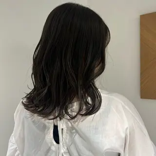 ミディアム カラー 梅田/似合わせボブ /顔周り/RINKAのヘアスタイル