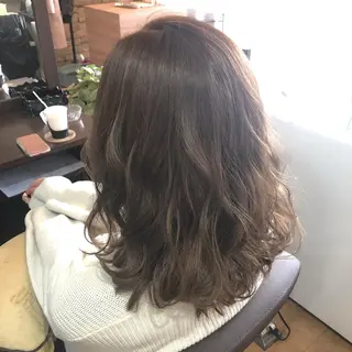 セミロング カラー ish by fan .代表✂️木谷宏夢のヘアスタイル