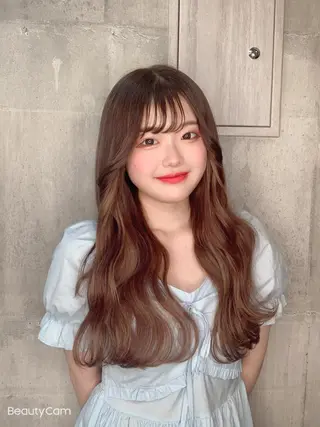 ロング カラー SHURI❤️‍🔥 中/韓mix ♡のヘアスタイル