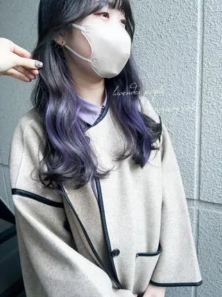 ロング カラー カラーパティシエ facce🌼ikoのヘアスタイル