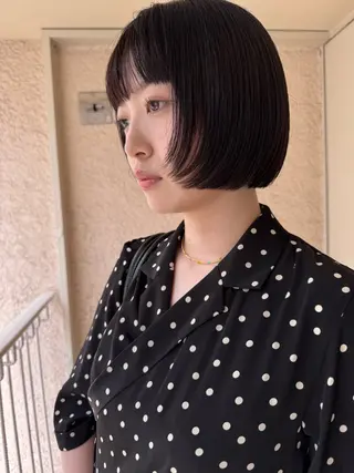 ショート kos所属・西室隆義 二子玉川/艶カラーのヘアスタイル