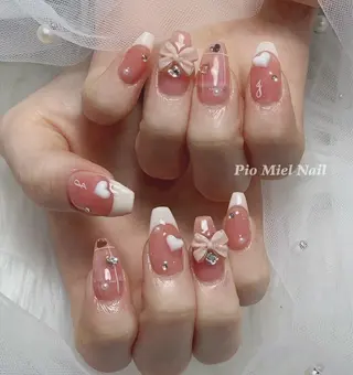 ネイル HANA 長さだしのネイルデザイン