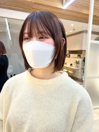 ショート カラー レイヤー専門家 ダブルカラー修のヘアスタイル