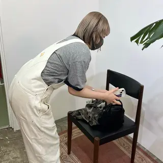 ショート カラー ハイトーン/心斎橋/ honomiのヘアスタイル