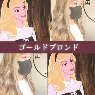 ロング カラー 川越 輝梨奈のヘアスタイル