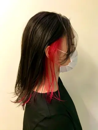 ミディアム 艶髪カラー& トリートメント　松村のヘアスタイル