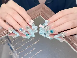 ネイル 🎀も ものネイルデザイン