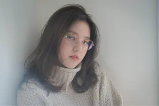 セミロング カラー パーマ GO TODAY シェアサロン 原宿本店所属・ボブ/レイヤー/ パーマ/淀川 純のヘアスタイル