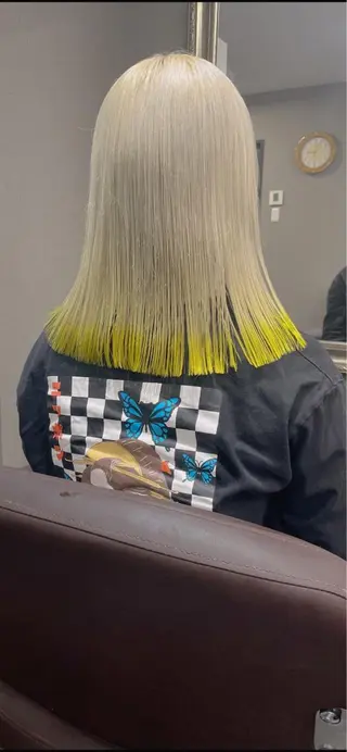 ミディアム ブリーチ BAM BIのヘアスタイル