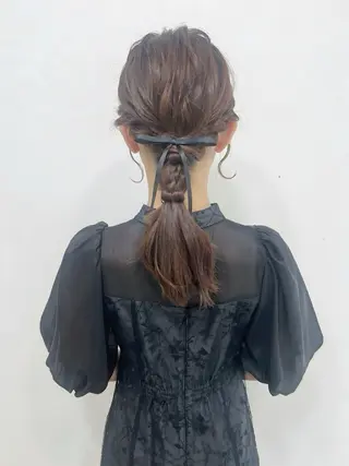 セミロング ヘアセット/金山 佐野 妃都美のヘアスタイル