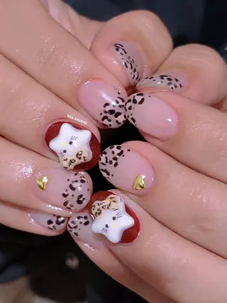 ネイル 3dパーツ/流行り 👧shushu❤️のネイルデザイン